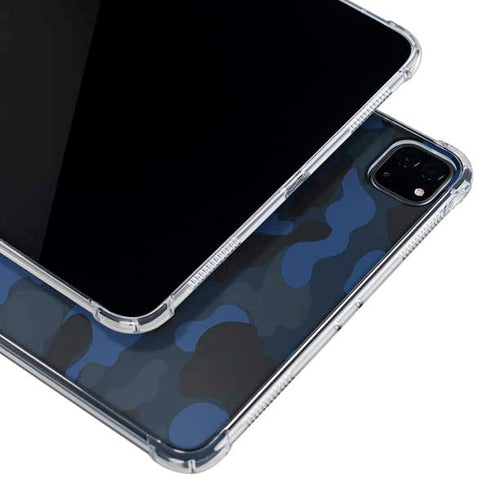Blue Street Camo iPad Pro 11in (2024) Clear Case